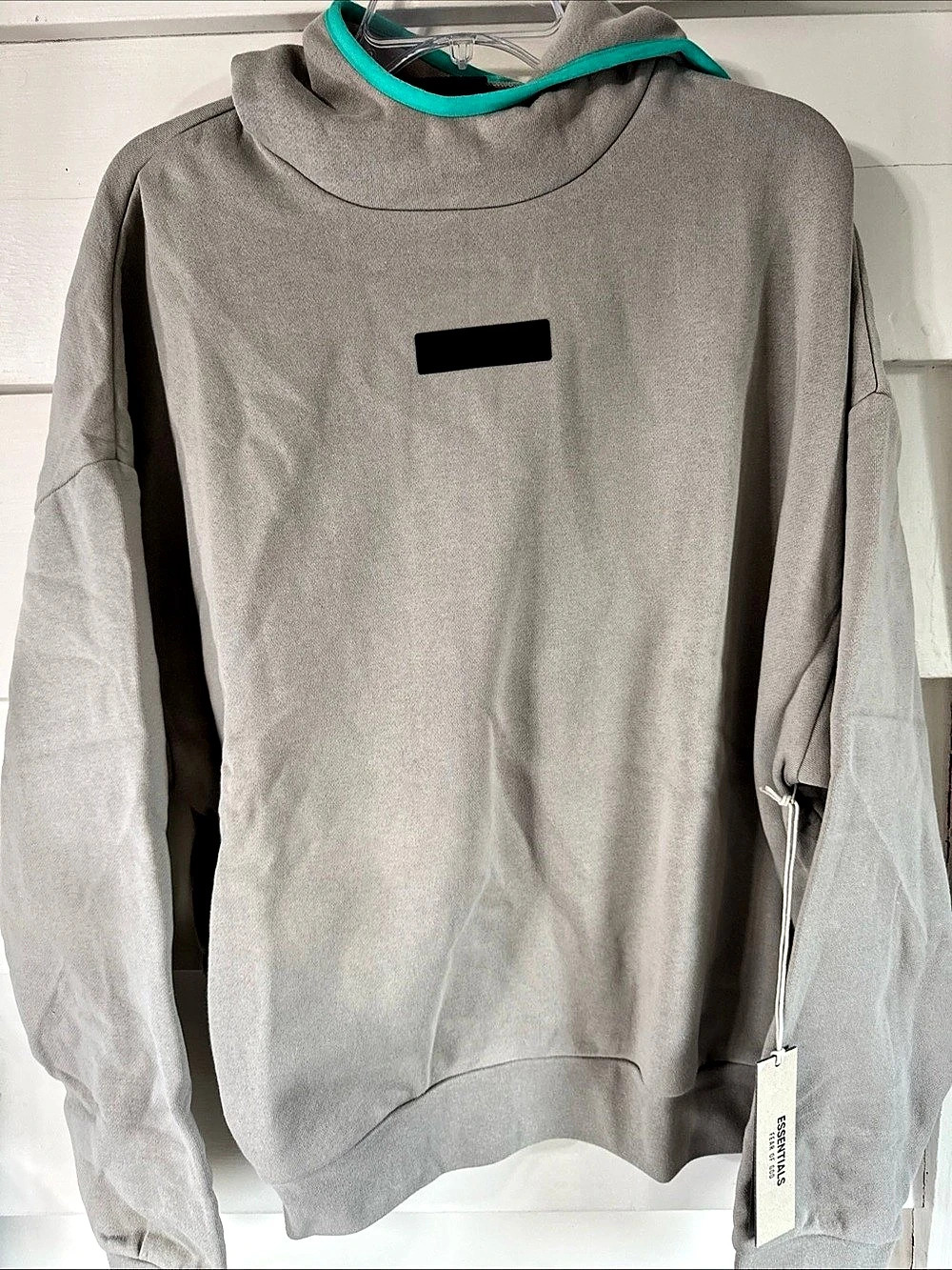 ESSENTIALS Fear of God Essentials Hoodie Gray Small NWT